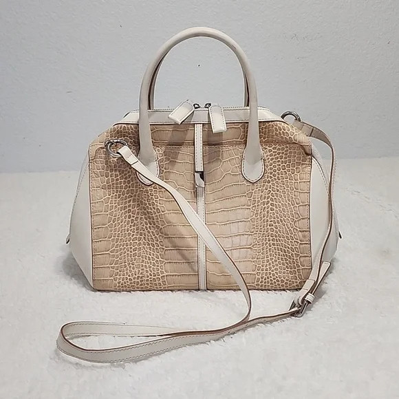 Lacucci croco embossed leather bag(made in Italy ) s-l400.jpg main image 2